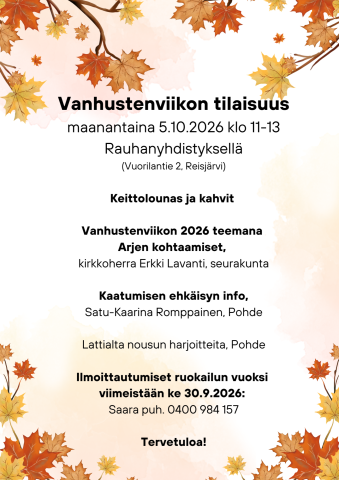 vanhustenviikko