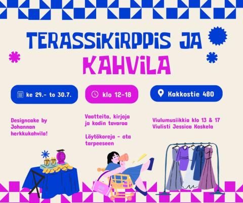 Terassikirppis ja kahvila