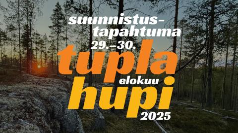 Suunnistustapahtuma Tuplahupi 29.–30.8.2025