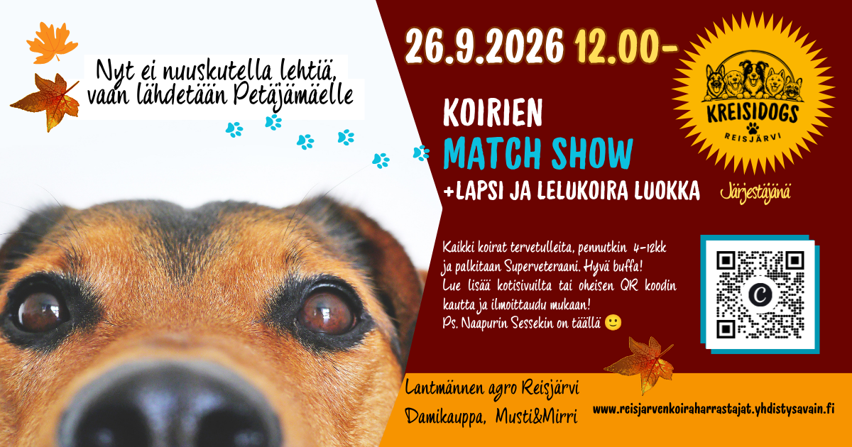 Match show ilmoitus
