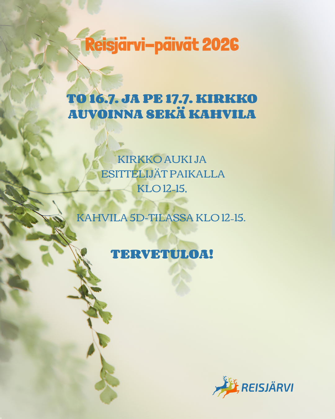 Kirkko avoinna